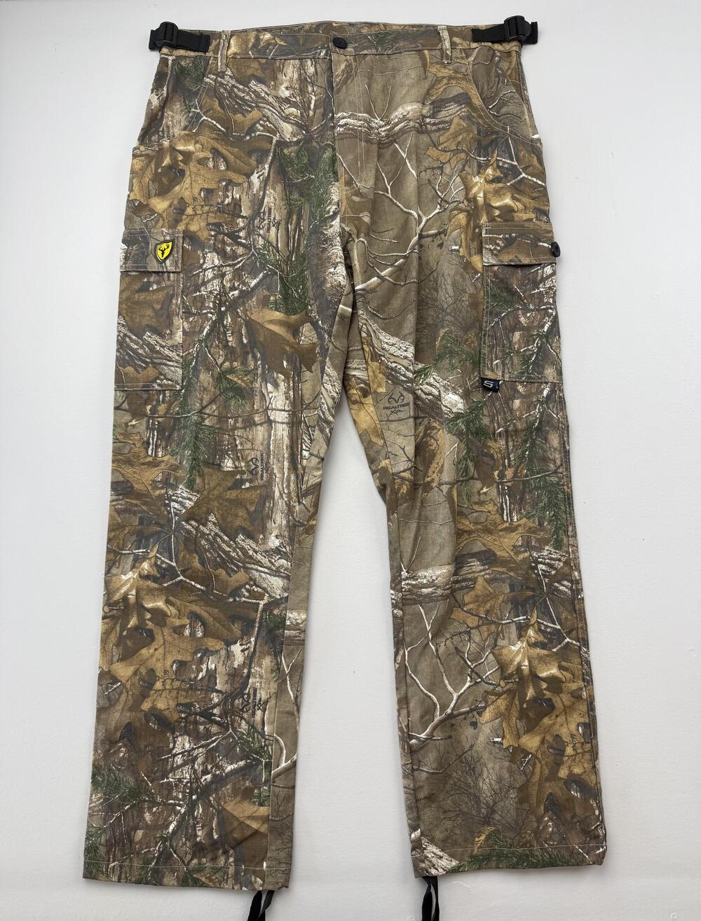 Scent Blocker Pants Mens XL 32 Brown Camo Cargo Hunting S3 Workwear